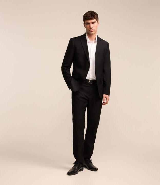 Calça em Alfaiataria com Textura Maquinetada Geométrica - 1