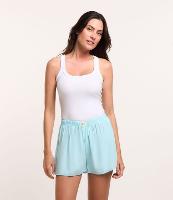 Short Boxer de Pijama em Viscose com Cós Elástico - 1