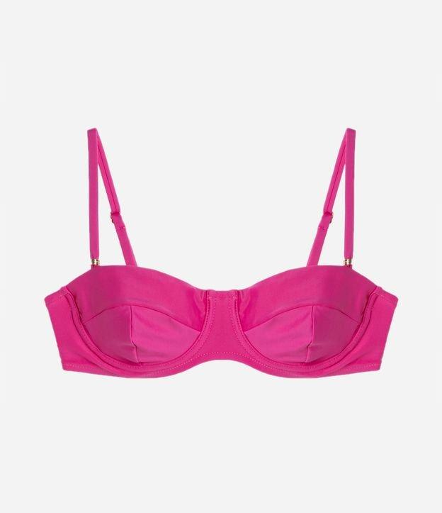 Biquíni Top Meia Taça em Poliamida com Alça Regulável - 1