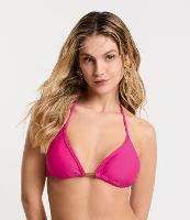 Biquíni Top Cortininha em Poliamida com Alças Trançadas - 1