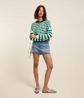 Saia Curta em Jeans com Cintura Alta - 3