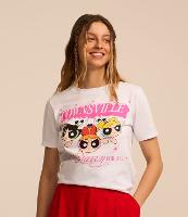 Camiseta Alongada em Algodão com Estampa Meninas Super Poderosas Townsville - 2