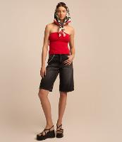 Blusa Cropped em Ponto Roma Tomara que Caia - 2