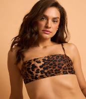 Biquíni Top em Microfibra com Estampa Animal Print Onça - 2