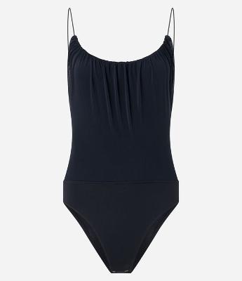 Body em Tule com Alcinhas Finas e Franzido no Busto