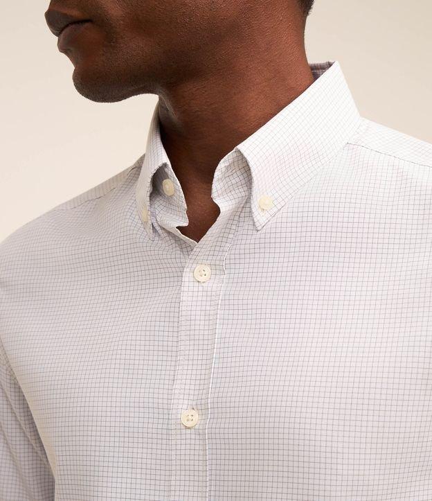 Camisa em Tricoline com Bambu com Estampa Xadrez - 2