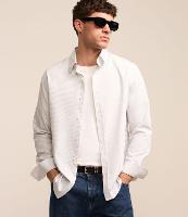 Camisa em Tricoline com Bambu com Estampa Xadrez - 1