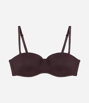 Sutiã Tomara que Caia em Poliamida com Bojo Oco e Alça Removível