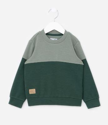 Blusão Infantil em Modal com Recortes - Tam 1 a 6 Anos