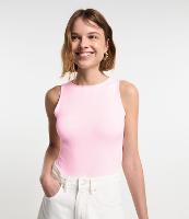 Body sem Manga em Microfibra e Botões para Fechamento - 1