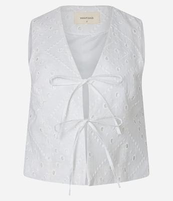 Colete em Laise com Abertura com Amrrações