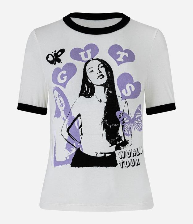 Camiseta Curta com Estampa Olivia Rodrigo - 1