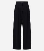 Calça Alfaiatada WIde Leg Cintura Alta com Pregas - 1