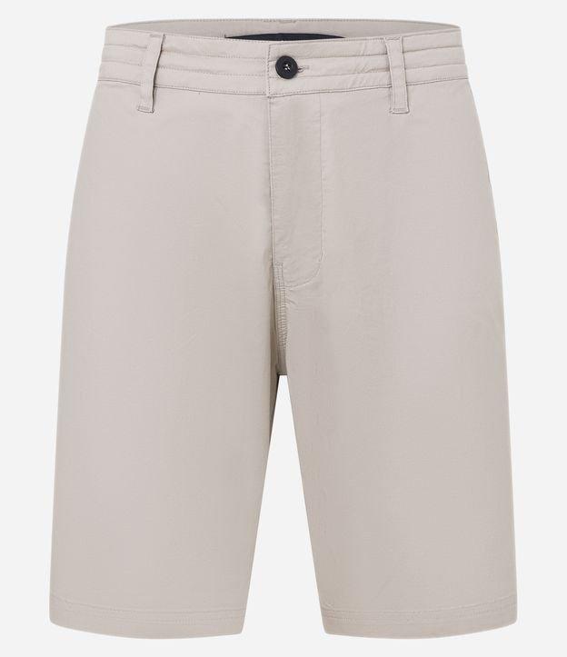 Bermuda com Textura no Cós e Cordão Interno - 1