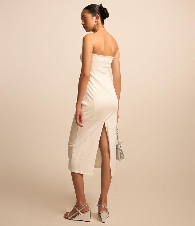 Vestido New Midi em Bengaline com Fivelas no Busto - 2