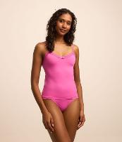 Camisete Sem bojo Alças Finas Sem Costura e com Renda - 3