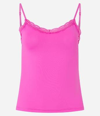 Camisete Sem bojo Alças Finas Sem Costura e com Renda