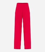 Calça Pantalona em Crepe com Pences - 1