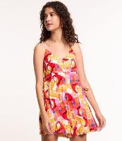 Macacão em Viscose com Amarradinho Lateral e Estampa Tropical - 1