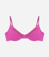 Sutiã Sem Bojo Com Aro e Detalhes em Renda. - 1