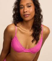 Sutiã Sem Bojo Com Aro e Detalhes em Renda. - 2