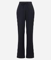 Calça Texturizada com Amarração no Cós e Bolsos - 1