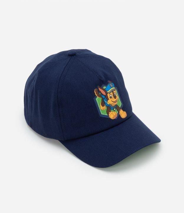 Boné Aba Curva Infantil em Sarja com Estampa Patrulha Canina - Tam U - 1