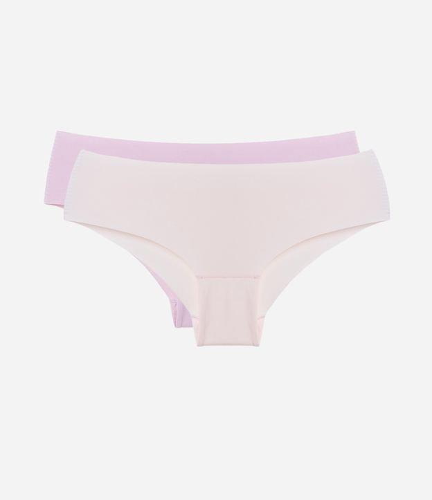 Kit 02 Calcinhas Boyshort em Poliamida Sem Costura - 1