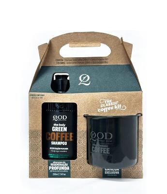 Kit  Shampoo Café Verde 200ml + Caneca QOD