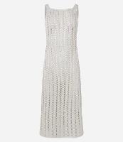 Saida de Praia Vestido Longo com Efeito Crochê - 1