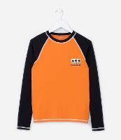 Camiseta Infantil com Proteção UV Estampa Paradise - Tam 5 a 14 anos - 1