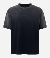 Camiseta Boxy em Algodão com Efeito Spray - 1