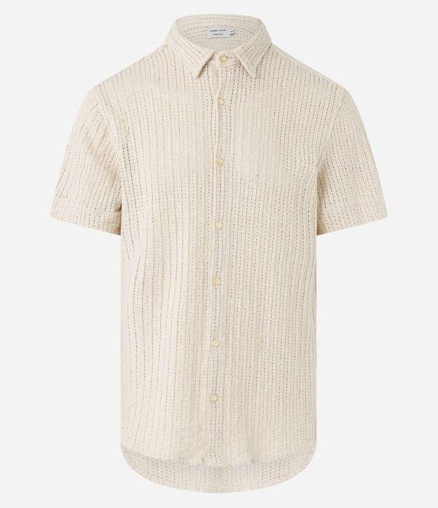 Camisa Comfort Algodão com Textura Trançada - 2