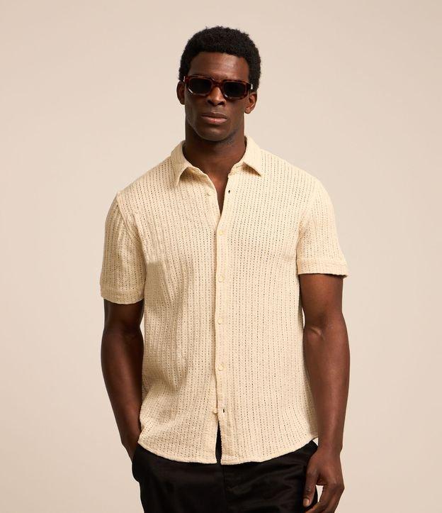 Camisa Comfort Algodão com Textura Trançada - 4