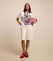 Camiseta em Algodão com Estampa Xadrez Pomodoro - 2