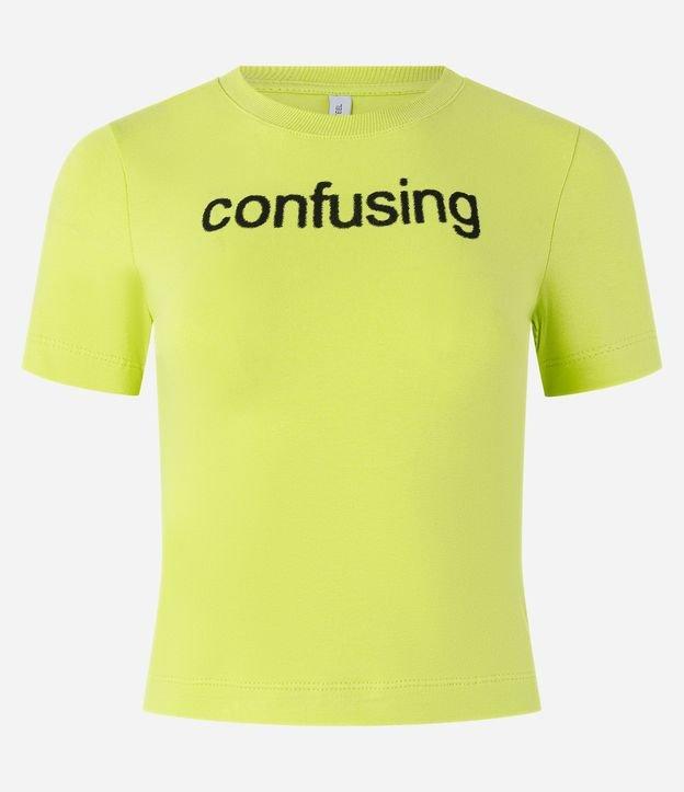 Camiseta New T-shirt com Lettering Confusing - 1