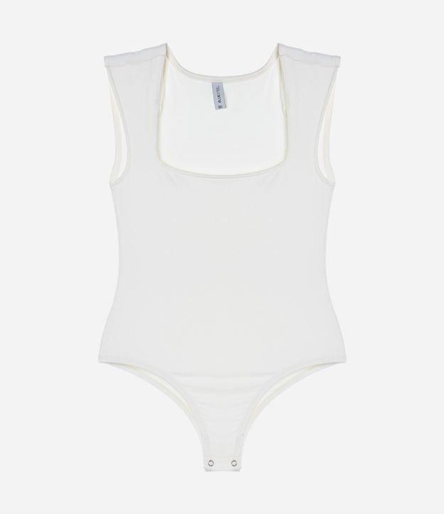 Body em Crepe com Decote Quadrado - 1
