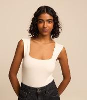 Body em Crepe com Decote Quadrado - 4