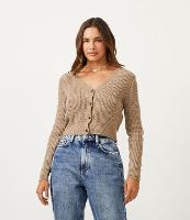 Casaco em Tricô com Abotoamento Frontal - 1