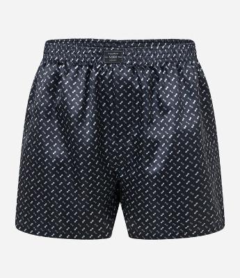 Cueca Samba Canção Acetinado em Estampa Gravataria