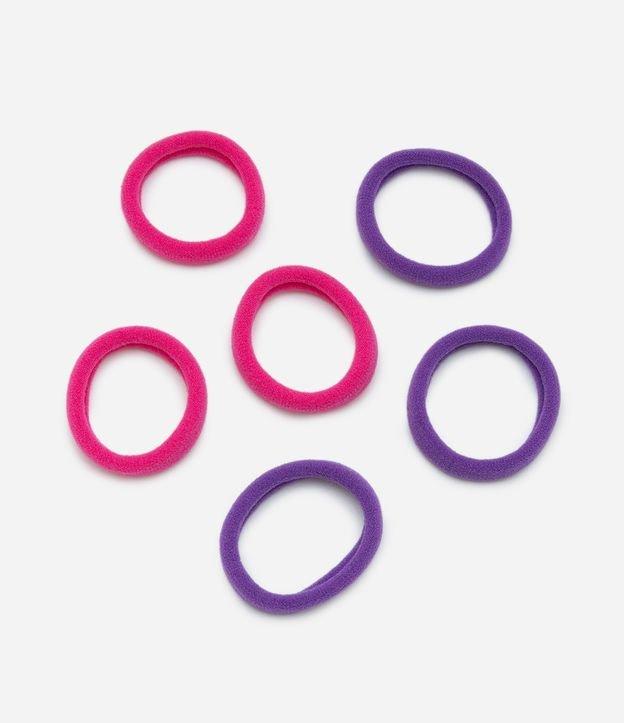 Kit 06 Elástico de Cabelo Sem Costura - 1