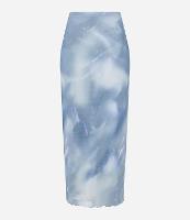 Saia New Midi em Tule com Glitter e Fenda - 1