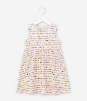 Vestido Infantil Com Estampa de Miçangas - Tam 1 a 5 Anos - 1