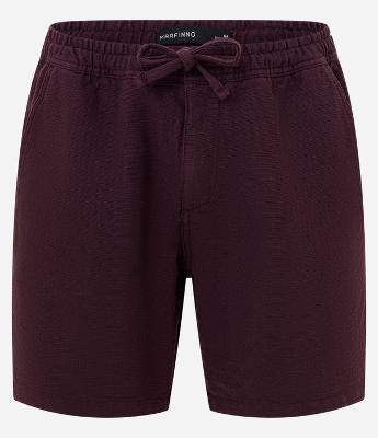 Bermuda em Algodão com Textura e Cós Elástico