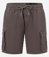 Bermuda em Algodão com Cós Elástico e Bolso Cargo - 1