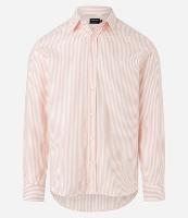 Camisa Regular em Oxford com Listras Fio Tinto - 1