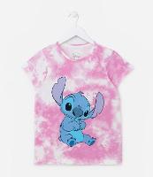 Camiseta Infantil com Estampa do Stitch - Tam 5 a 14 Anos - 1
