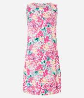 Vestido Curto em Viscose com Estampa Floral Liberty - 1