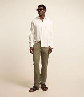 Calça Slim em Sarja com Lavagem Estonada - 3