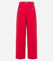 Calça Reta em Alfaiataria com Bolsos Frontais - 1